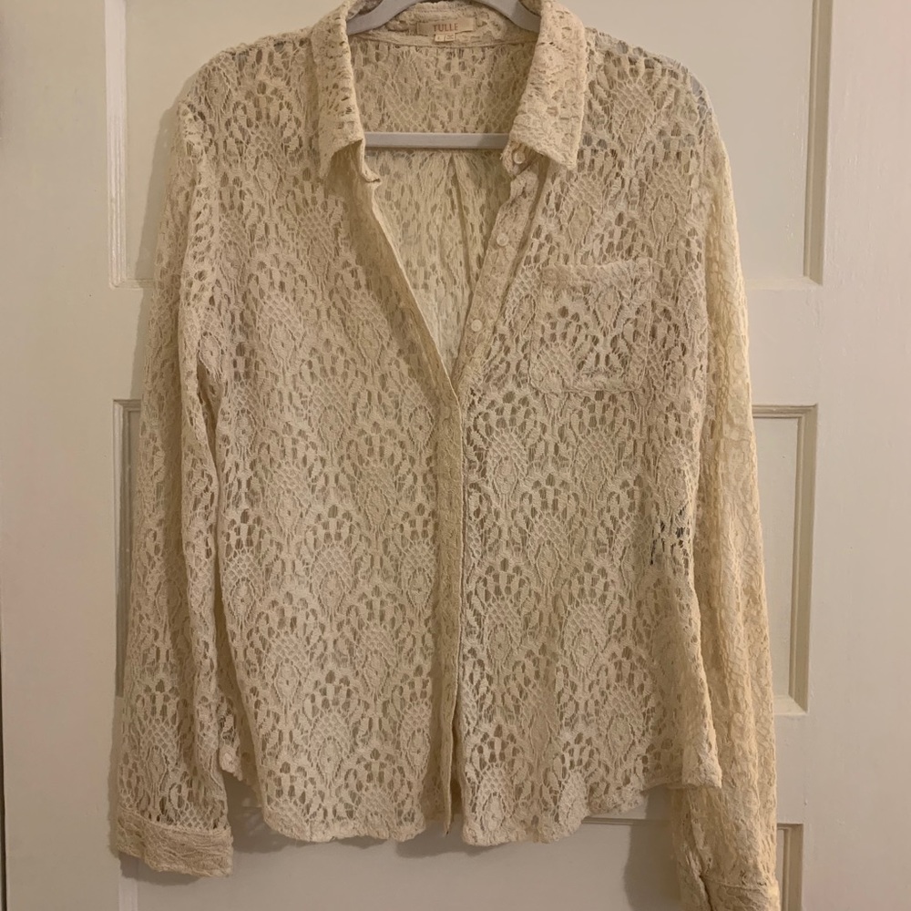 Tulle blouse - excellent condition!